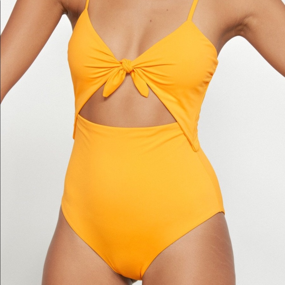 Mara Hoffman Kia Cut Out One Piece Swim Suit